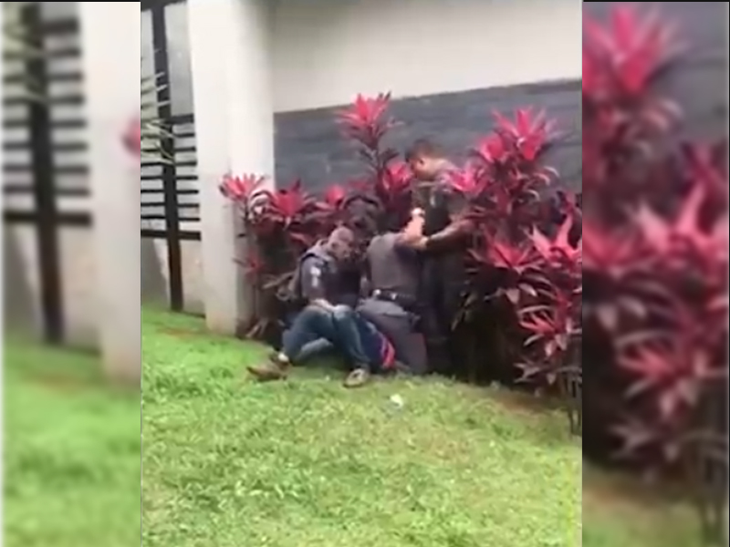 Gravação registrou gritos de socorro do entregador. Advogado considerou abordagem abusiva (Foto: reprodução/Internet)