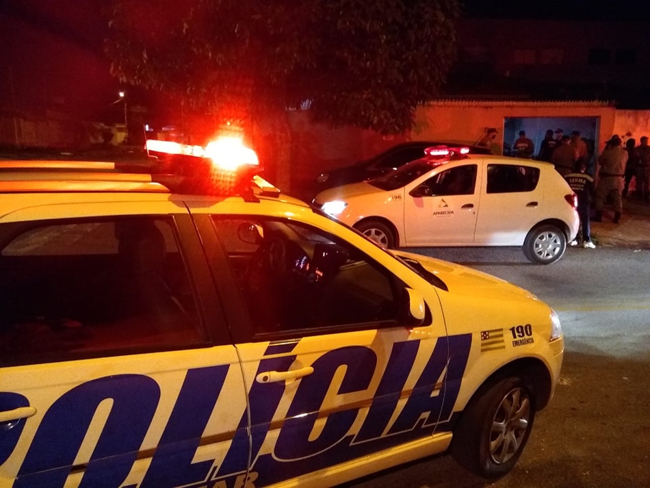 Abordagem da PM em festinha de Aparecida 