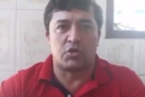 Durante live no último domingo, o presidente do PT no interior do Rio de Janeiro, Liédio Luiz da Silva, prometeu roubar pouco". (Foto: reprodução)