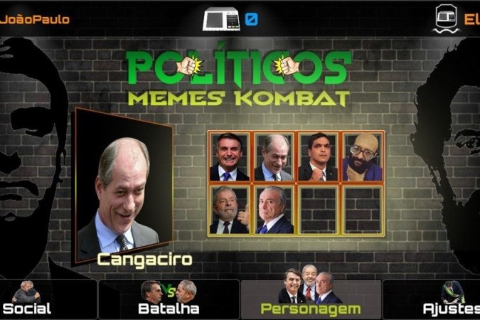 Políticos brasileiros se enfrentam em game de luta; assista