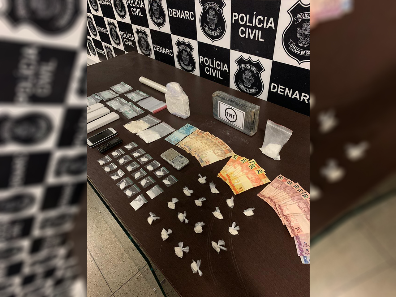 Estudante de medicina flagrado por tráfico de cocaína foi investigado durante uma semana (Foto: divulgação/PC)