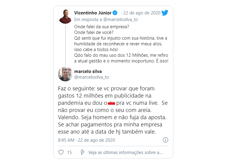 Dono de agência de publicidade desafia deputado federal a sexo anal em live