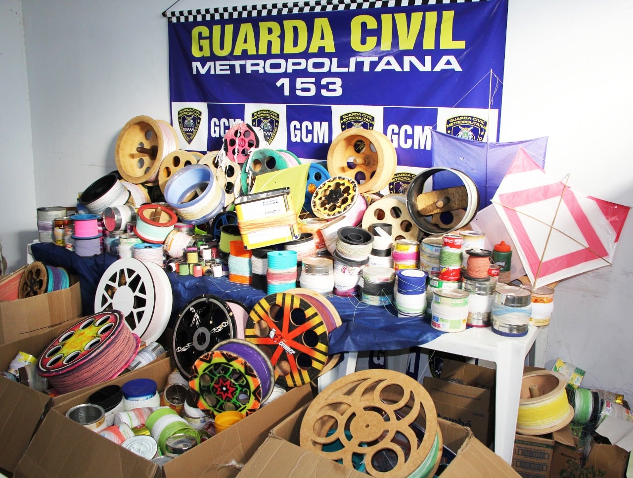 Guarda Civil Metropolitana bate recorde em material apreendido com cerol