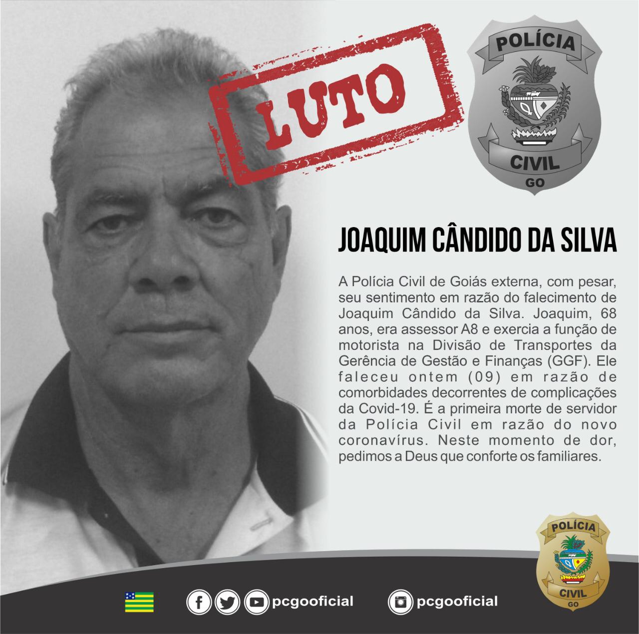 Polícia Civil registra primeira morte causada por Covid em Goiás