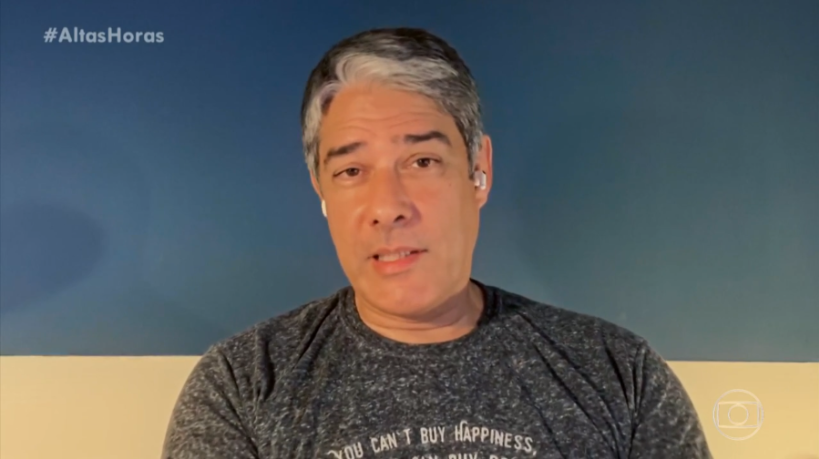 Redes sociais deixaram de ser diversão para William Bonner, apresentador do Jornal Nacional (Foto: reprodução/Altas Horas)