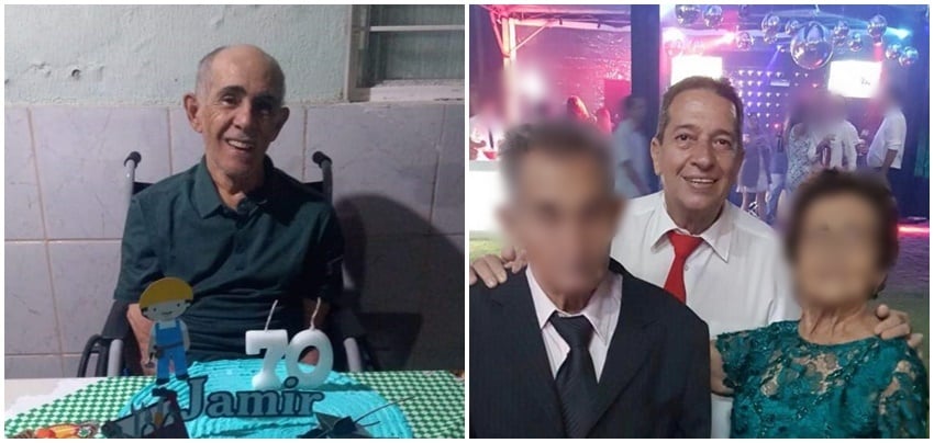 Seu Jamir e seu Paulo tiveram os corpos trocados na Maternidade Célia Câmara (Foto: Divulgação/Arquivos Pessoais)