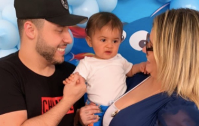 Murilo Huff Marília Mendonça comemora 8 meses do filho ao lado do ex