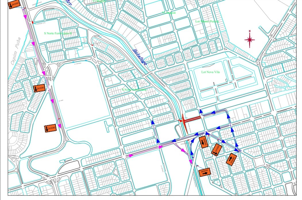 Marginal Botafogo tem trecho interditado neste sábado (19)