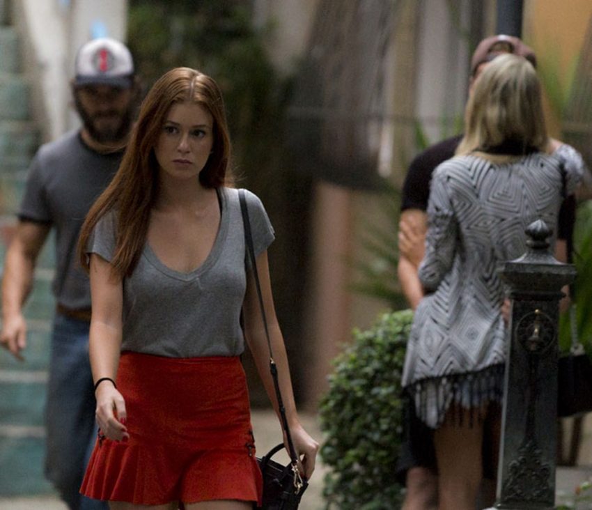 Eliza (Marina Ruy Barbosa) corre risco de vida com volta de Dino (Paulo Rocha) em 'Totalmente Demais' — (Foto: Ellen Soares/Gshow)