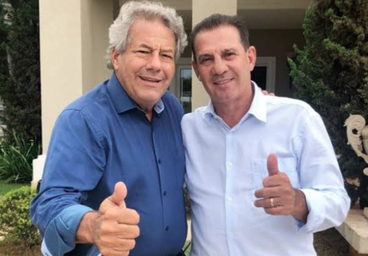 Senador Luiz do Carmo e o candidato a prefeito Vanderlan Cardoso