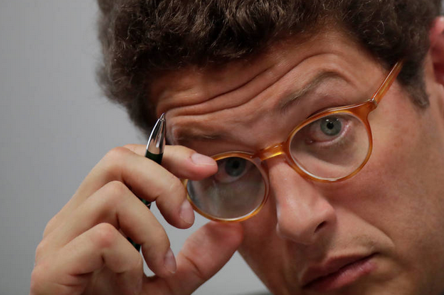 Ministro do Meio Ambiente durante participação em comissão no Senado, em 27 de março de 2019 (Foto: Ueslei Marcelino / Reuters)