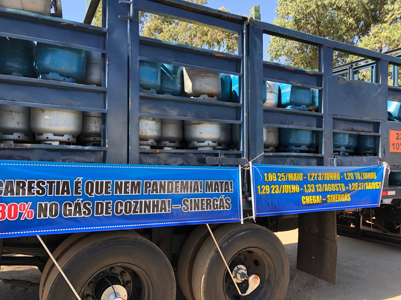 Após sucessivos aumentos, distribuidores de gás de cozinha decidiram paralisar as atividades. (Foto: divulgação/Sinergás)