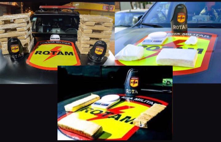 Em um dia, polícia prende três homens suspeitos de tráfico de drogas