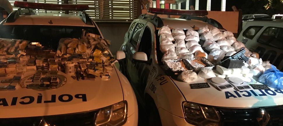 Dois são presos por tráfico de drogas em Águas Lindas de Goiás