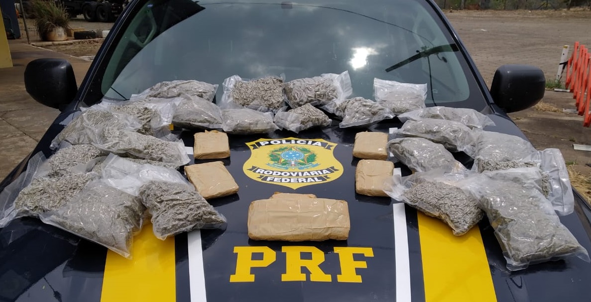 Quatro mulheres são presas com haxixe e skunk, em Abadia de Goiás