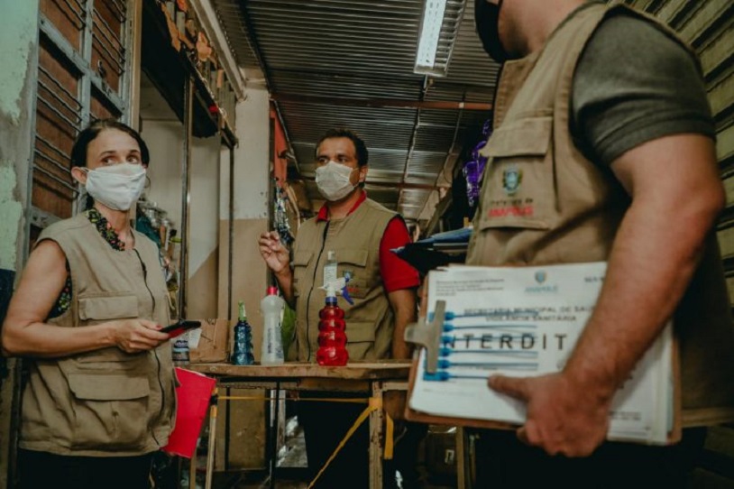 Fiscalização contra covid-19 interdita 15 estabelecimentos em Anápolis