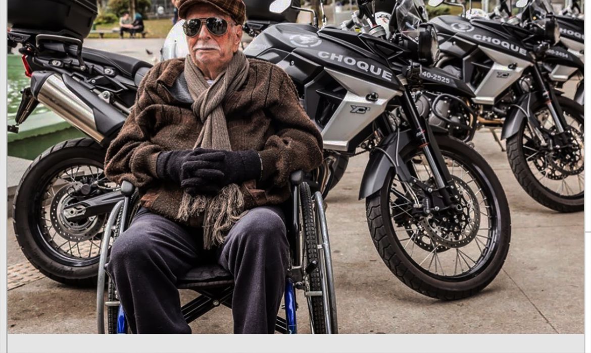 Morre no Rio de Janeiro, aos 104 anos, o policial mais antigo da Polícia Militar, o tenente-coronel João Freire Jucá Sobrinho. (Foto: reprodução)