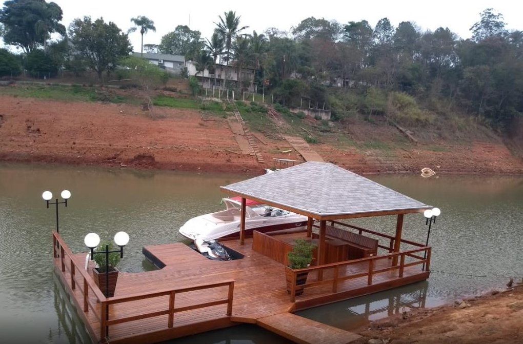 Propriedade alvo de operação da Polícia Federal contra lavagem de dinheiro do PCC (Foto: Divulgação PF)