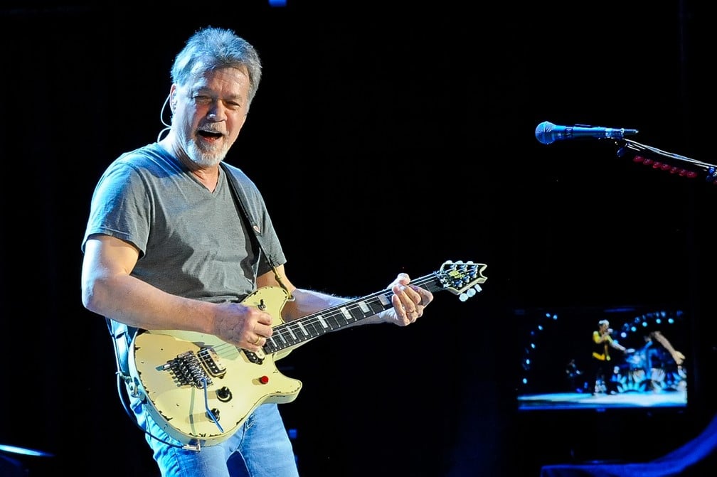 Eddie Van Halen, em foto de setembro de 2015 — Foto: Manuel Nauta/NurPhoto/NurPhoto via AFP/Arquivo