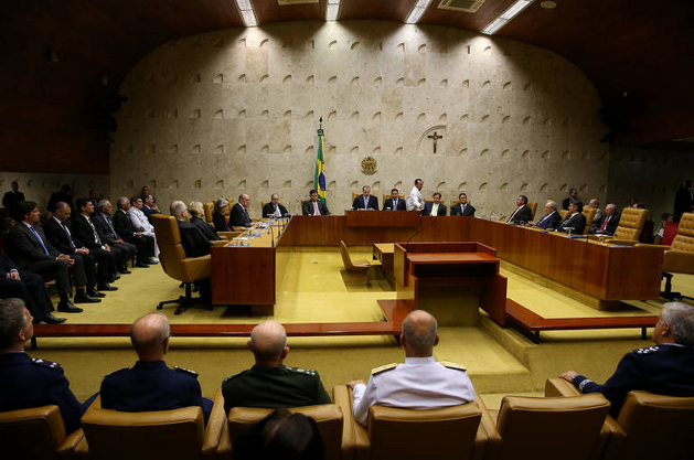 Sessão solene de abertura dos trabalhos do Judiciário no Supremo Tribunal Federal, no dia 3 de fevereiro (Foto: Pedro Ladeira / Folhapress)