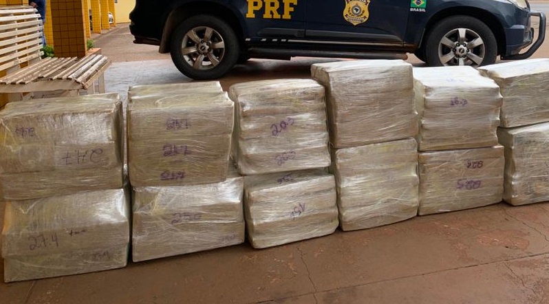 Servente de pedreiro é preso com 256 quilos de maconha em Jataí