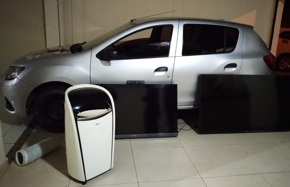 Dupla é presa suspeita de furtar residências em Aparecida de Goiânia