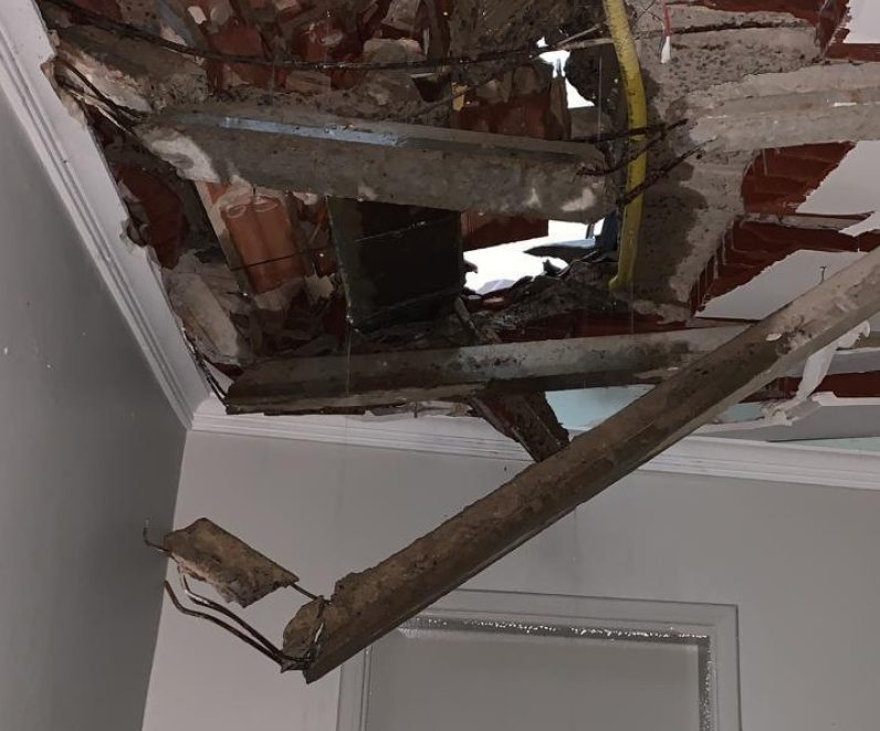 Chuva forte derruba teto da Santa Casa de Anápolis