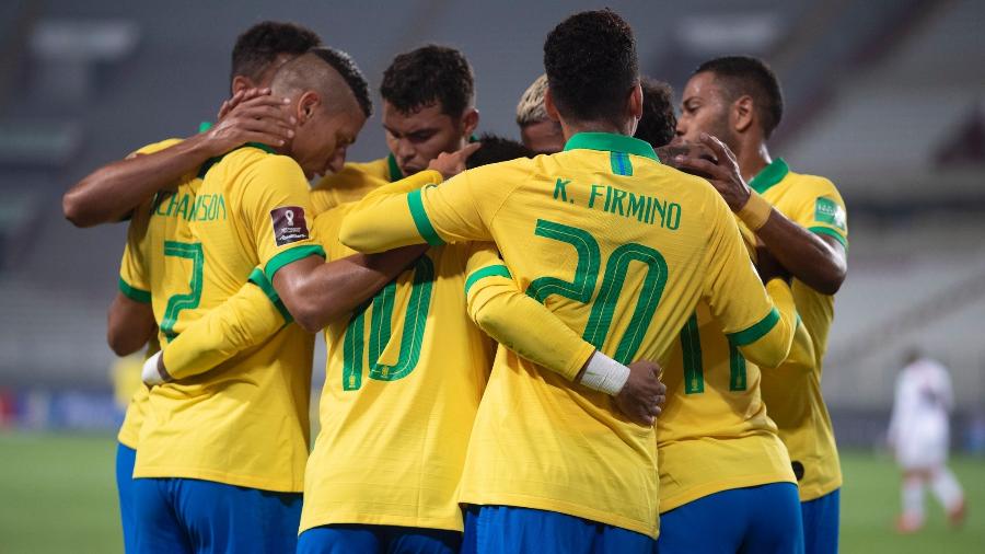 Os elogios ao presidente Jair Bolsonaro no jogo entre Brasil e Peru podem configurar crime de responsabilidade. (Foto: Lucas Figueiredo/CBF)