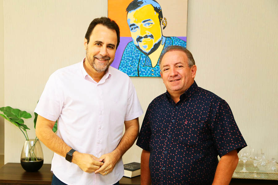 Veter se reúne com Caiado e Vanderlan para falar da candidatura