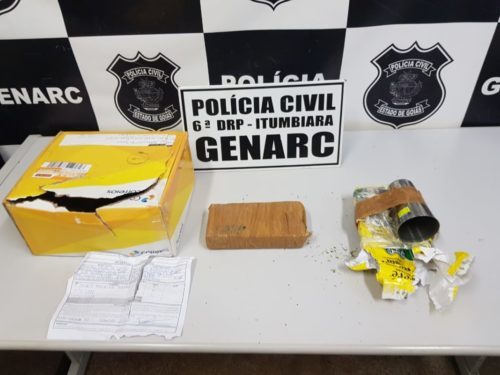 Polícia prende suspeito de tráfico que recebeu droga pelo Correio