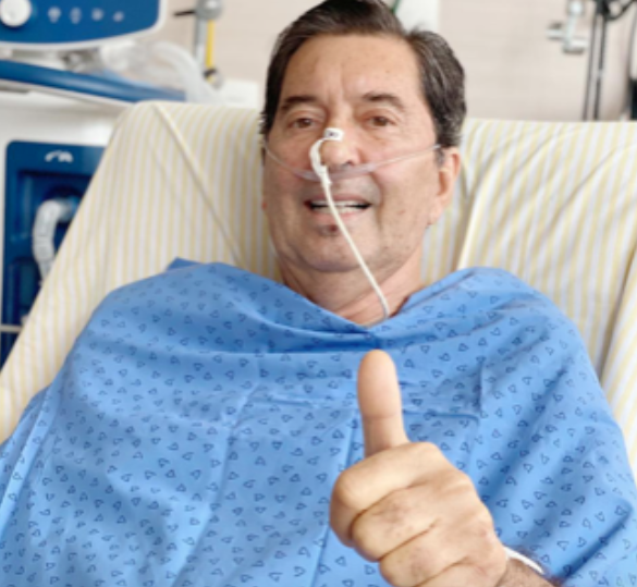 Maguito continua com redução progressiva do equipamento ECMO