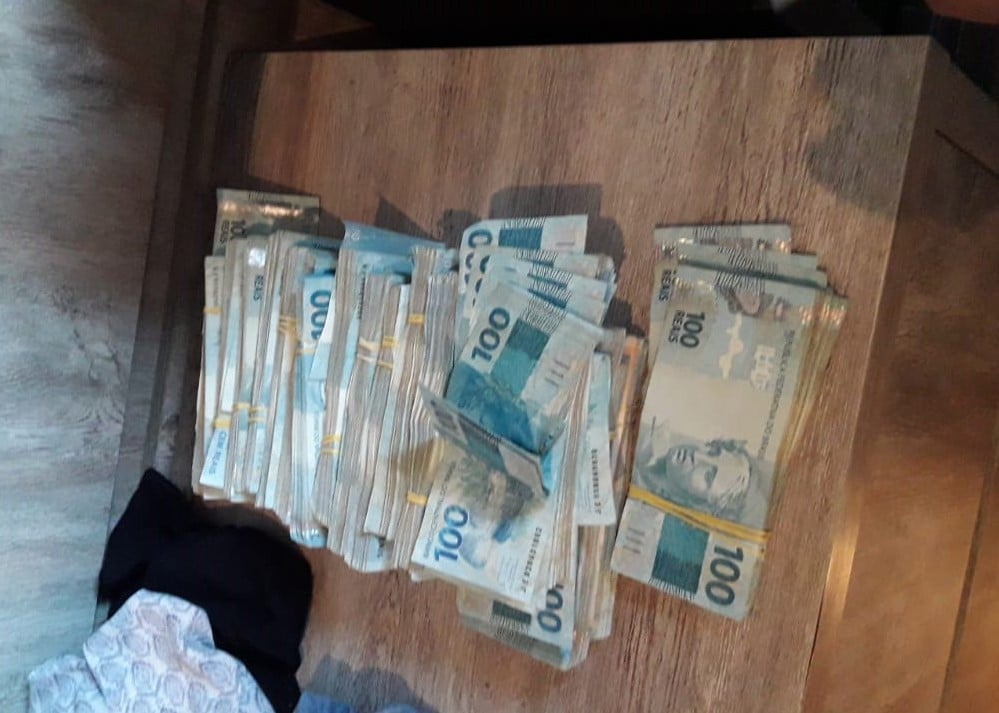 Montante apreendido é de R$ 200 mil (Foto: divulgação/MP)