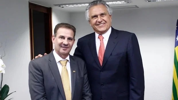 Apesar da expectativa, Caiado não consta na agenda de Vanderlan de segunda e terça