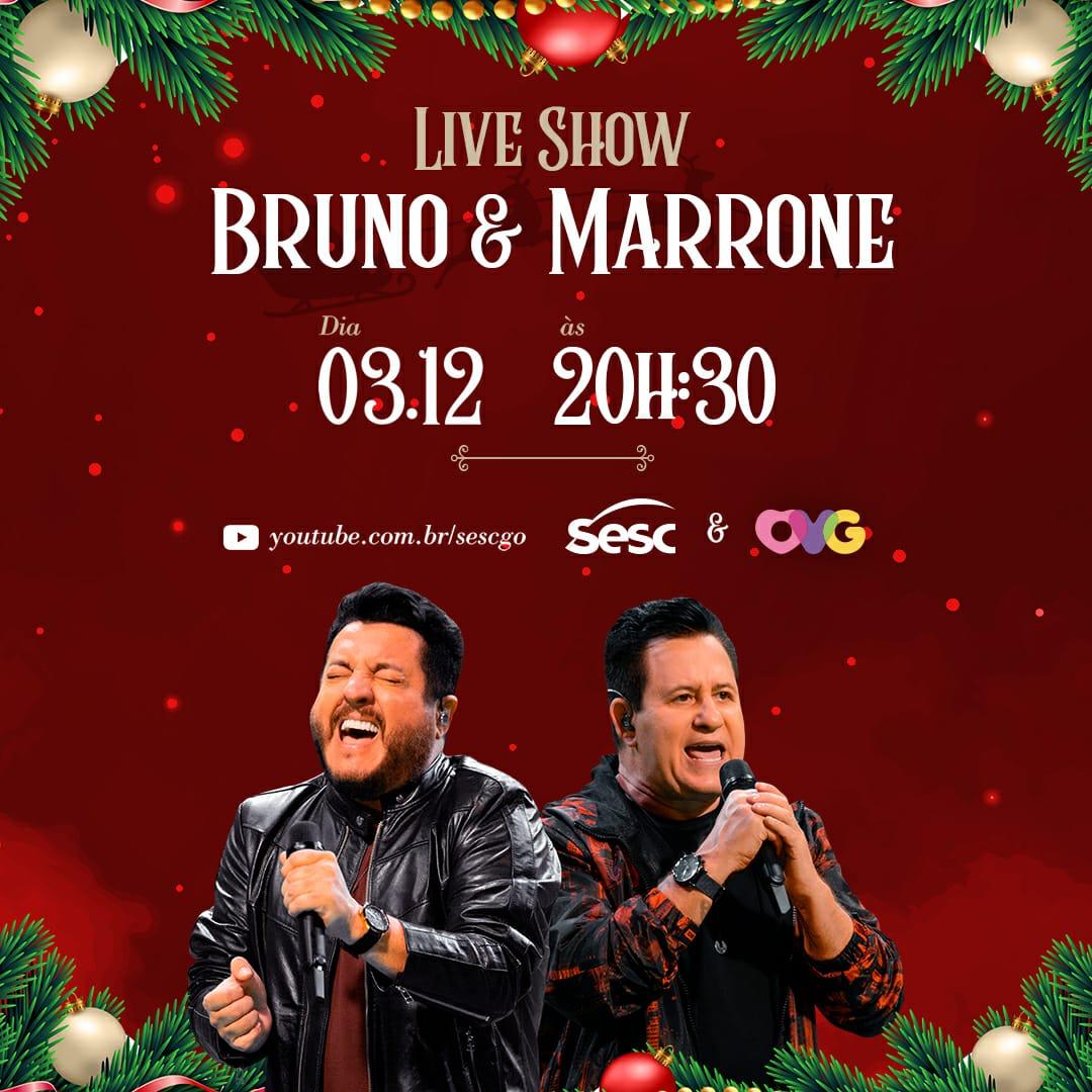 Natal do Bem com live de Bruno e Marrone