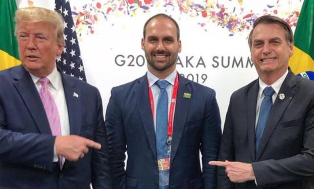 Para diplomatas, comportamento de Eduardo Bolsonaro na eleição dos EUA comprova despreparo para ser embaixador
