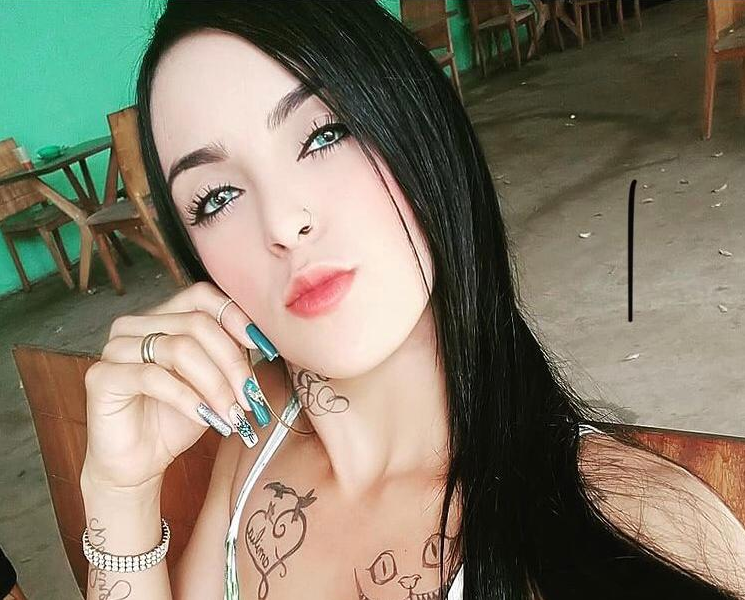 Kethleen, garota de programa morta por colega em Aparecida (Foto: reprodução/Instagram)