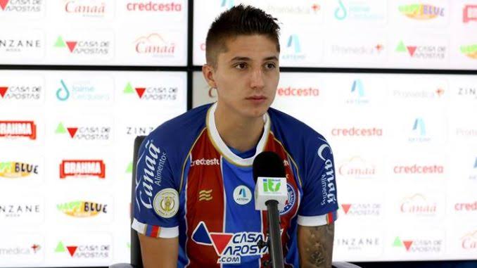 Colombiano Ramirez, jogador do Bahia acusado de racismo (Foto: Bahia)