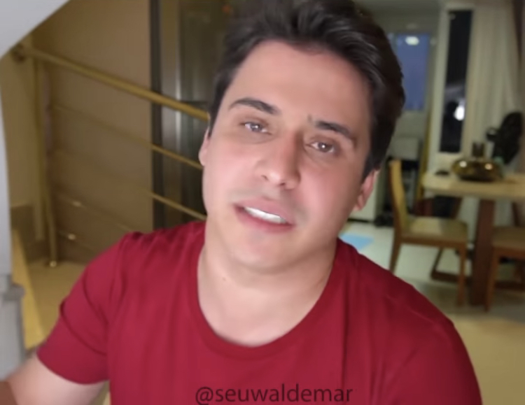 Seu Waldemar, demitido da TV Anhanguera depois de publicar vídeo íntimo de uma garota (Foto: Reprodução)
