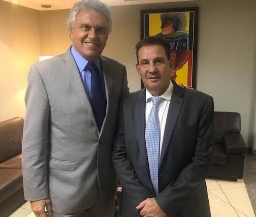 Governador Ronaldo Caiado e senador Vanderlan Cardoso (Foto: Facebook)