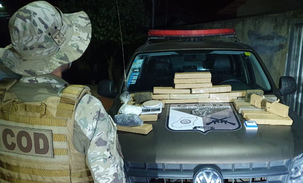 Cinco são presos e uma menor apreendida por tráfico de drogas em Jataí