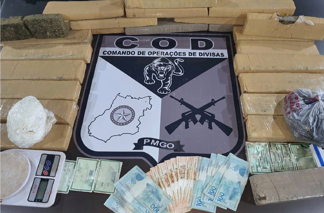 Cinco são presos e uma menor apreendida por tráfico de drogas em Jataí