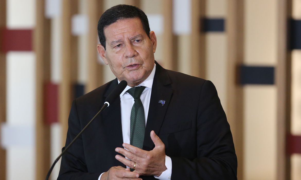 Vice-presidente Hamilton Mourão, que está com covid-19 (Foto: Fábio Pozzebom/ABr)