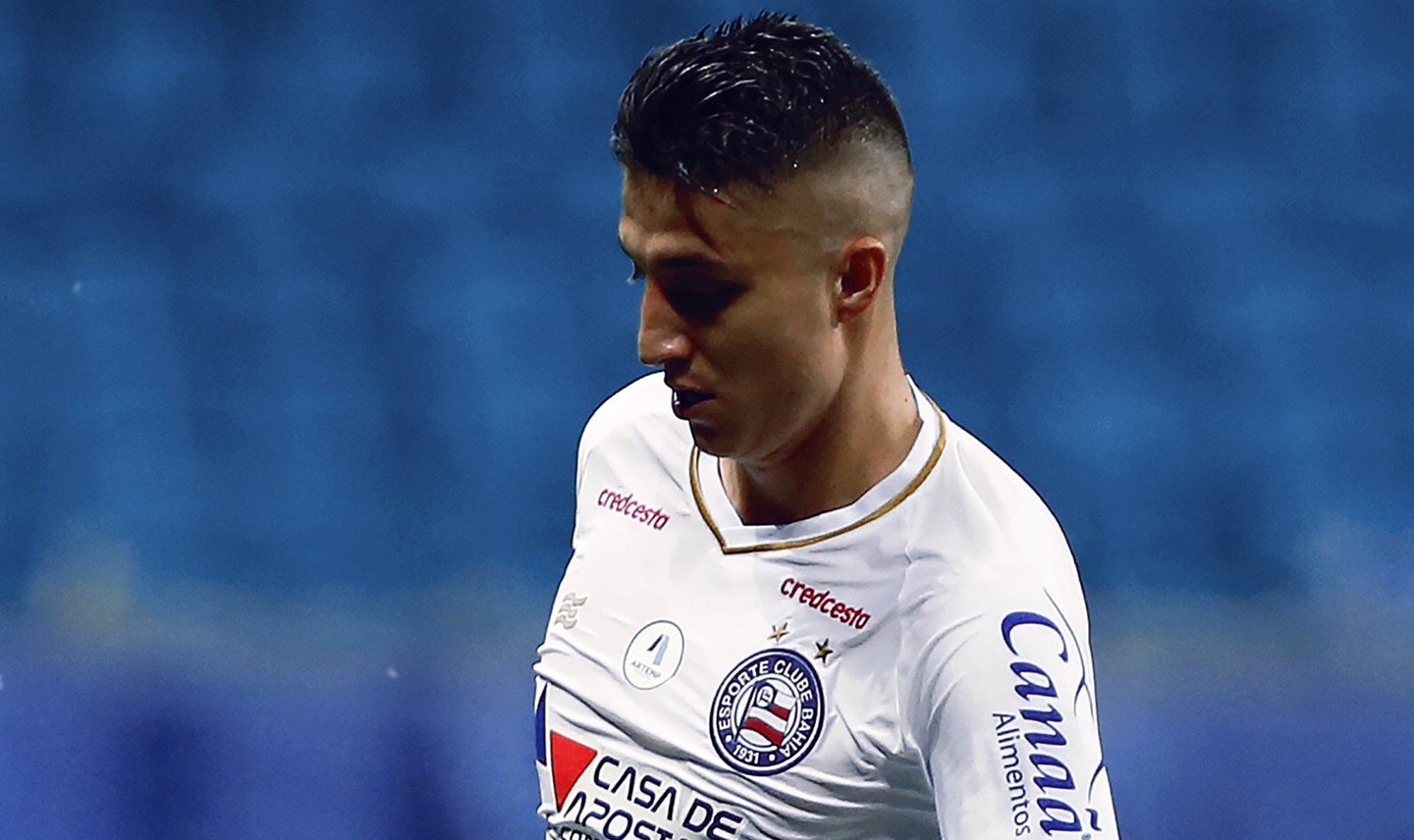 Bahia afastou Juan Ramirez (foto) até a conclusão das investigações (Foto: Redes sociais)