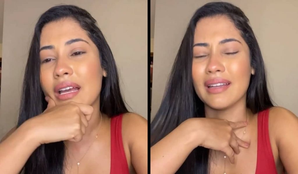influenciadora vídeo Thaynara OG chora ao relembrar lipo invasiva: 'Poderia ter partido por besteira'; vídeo