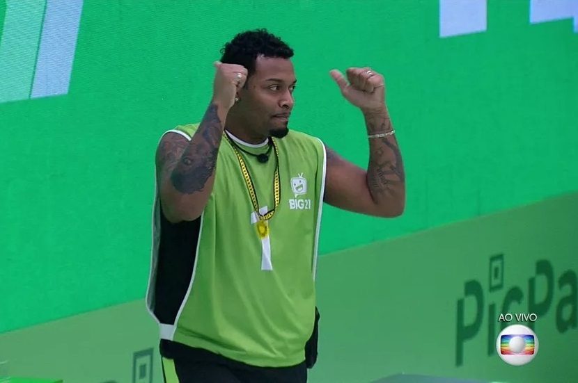 Nego Di vence a prova e é o primeiro líder do BBB 21