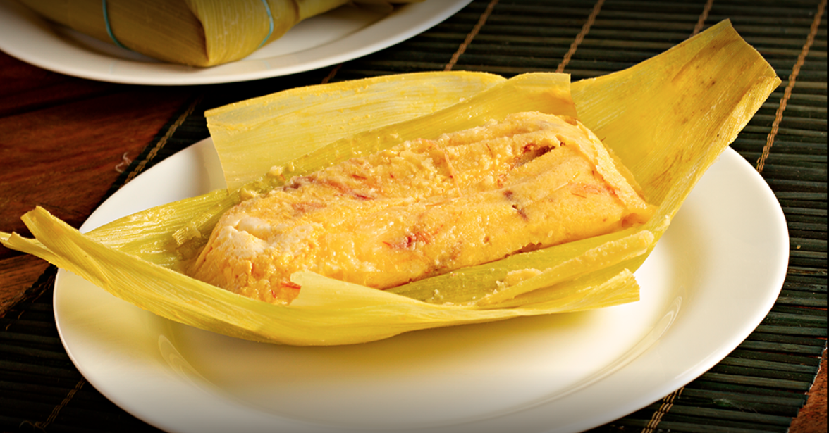 Pamonha vendida na pamonharia da comerciante Simone (Foto: Reprodução / Pamonharia Frutos da Terra)