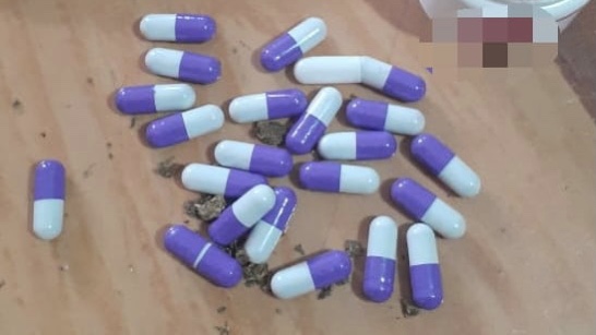 Policiais barram entrada de maconha escondida em pílulas em Unidade Prisional Regional de Piracanjuba (Foto: Reprodução / Polícia Penal do Estado de Goiás)