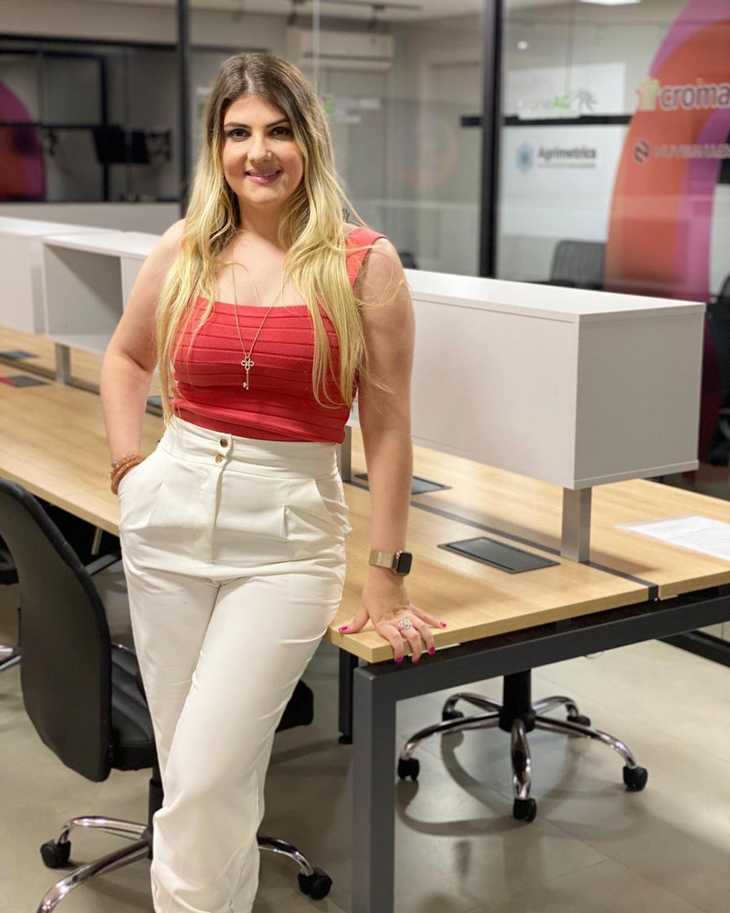 A empreendedora, pioneira no segmento de Startups do Agronegócio, Nathália Secco (Foto: Arquivo Pessoal)