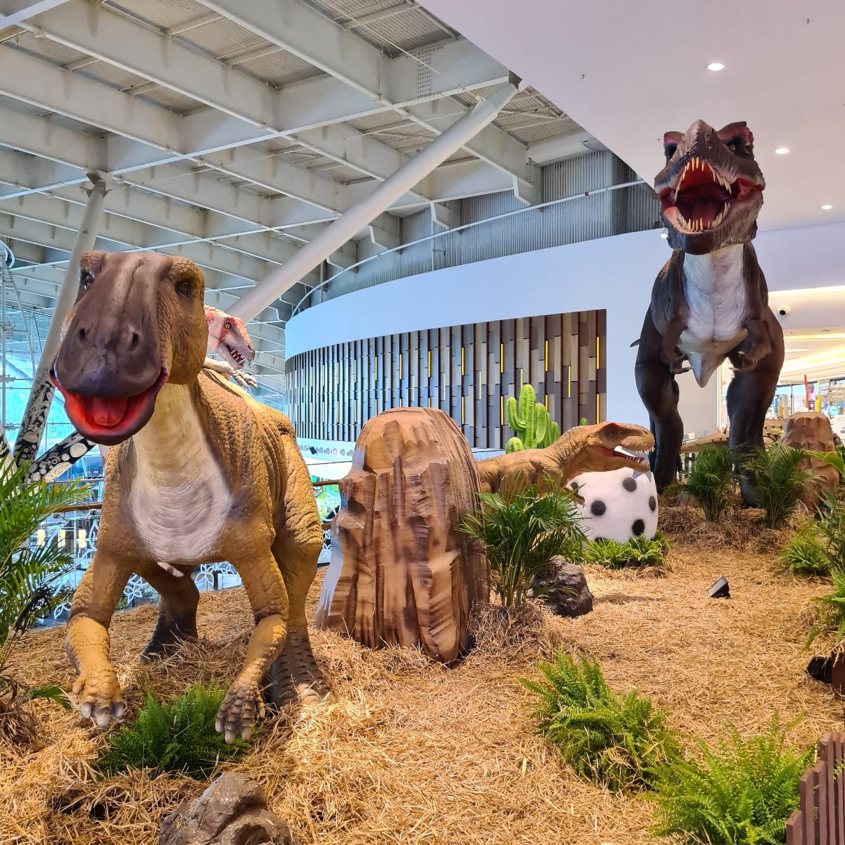 mundo jurássico passeio das águas shopping