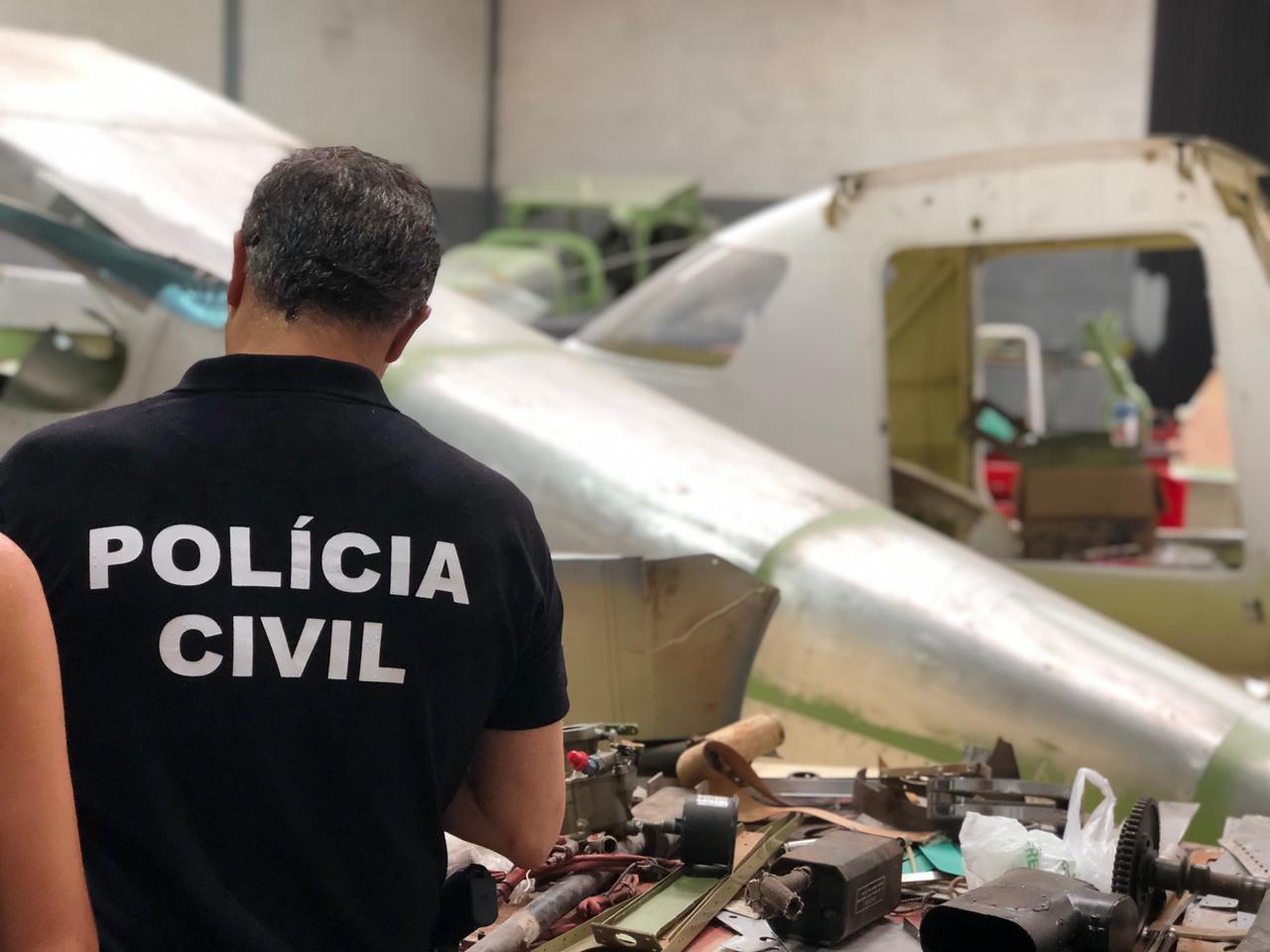 Agentes da Polícia Civil que atuaram na operação Voo Cego (Foto: PC)